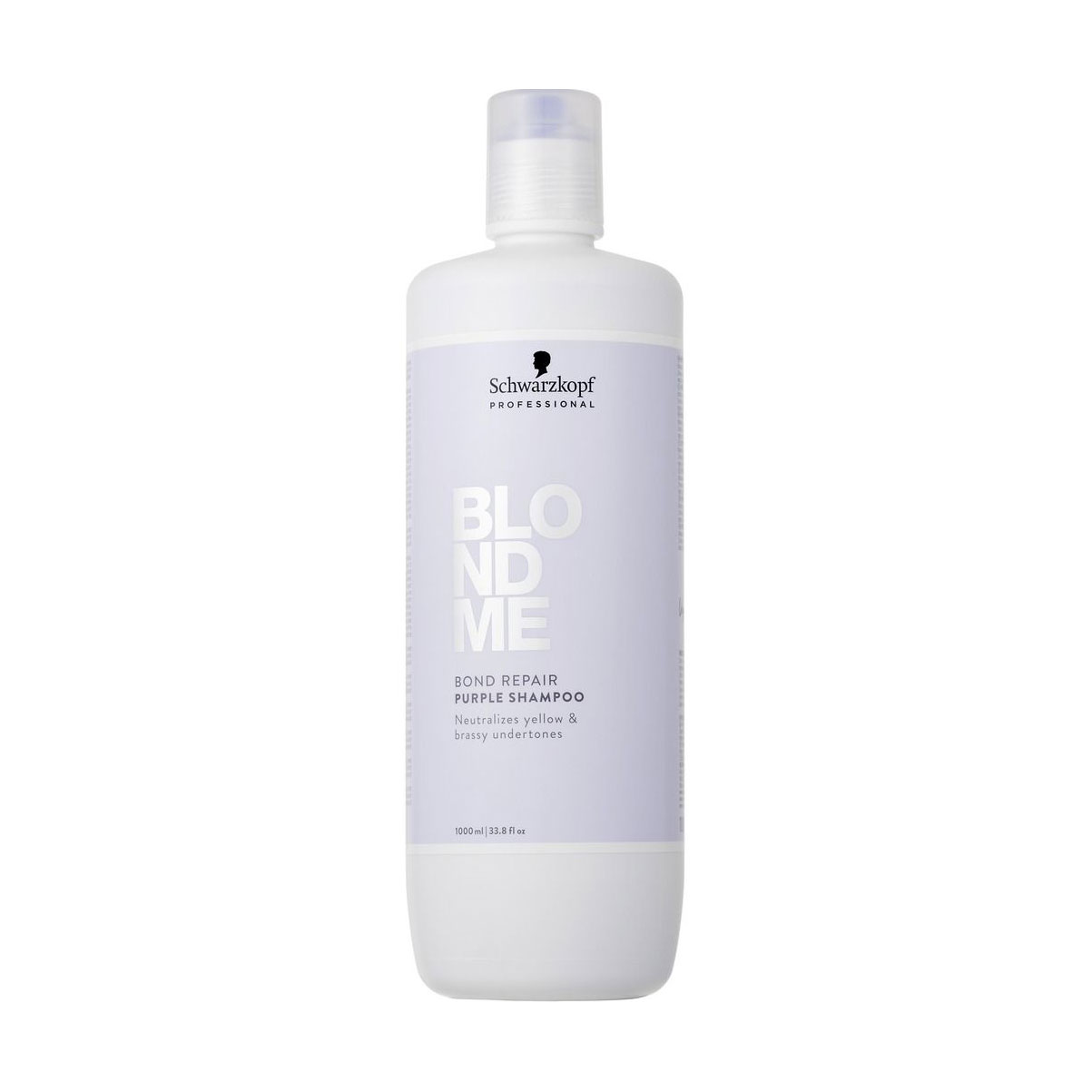 Фіолетовий шампунь Schwarzkopf Professional BlondMe Bond Repair Purple Shampoo для світлого волосся, 1 л